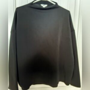 UP! Women's Black Mock Neck Shirt